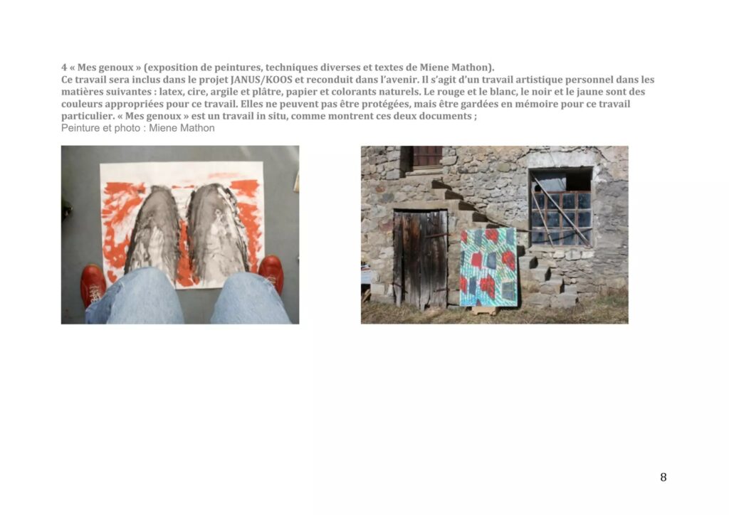 Suite des recherches en peinture avec l'association Egg's Echo