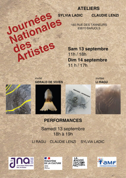 annonce de mon exposition à Barjols