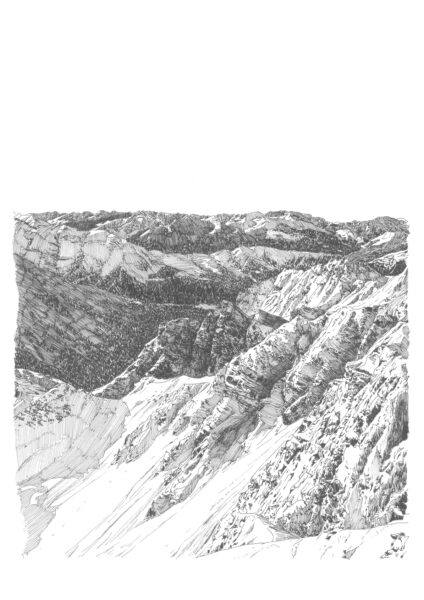 dessin de montagne