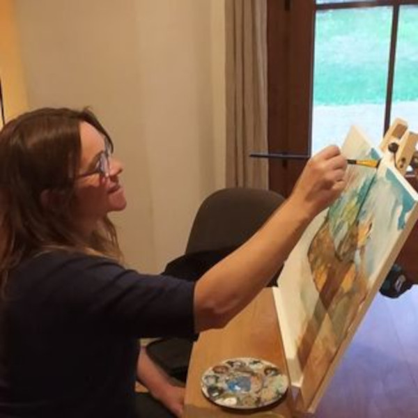 Christine Praneuf en travail